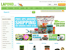 Tablet Screenshot of lapond.com